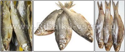 Вяленый пескарь – рыбные рецепты